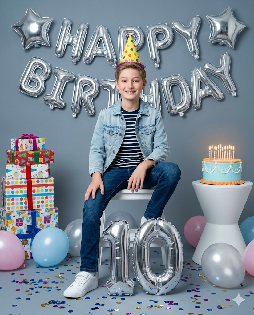 Birthday Studio Portrait