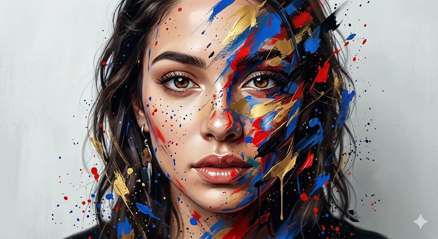Chromatic Fusion Portrait