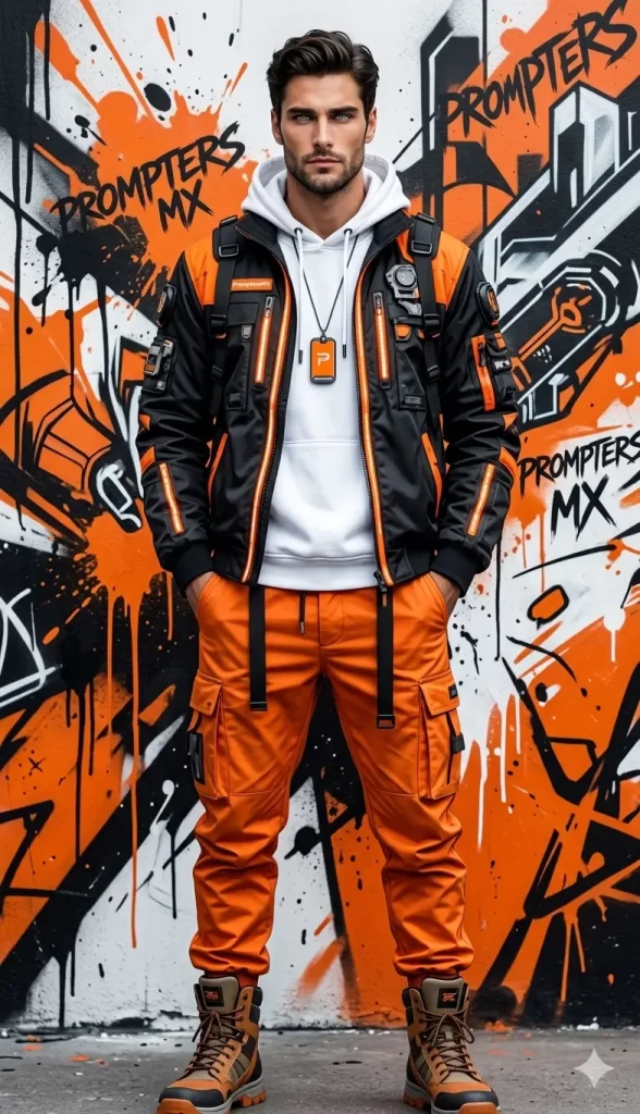 Cyberpunk Urban Vanguard The Orange Horizon