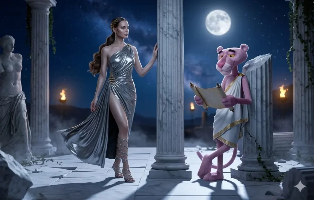 Goddess of the Silver Glade and the Wise Philosopher