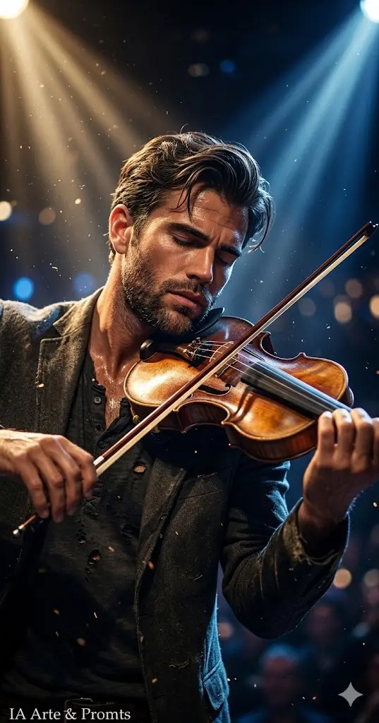 Violinist in Concerte