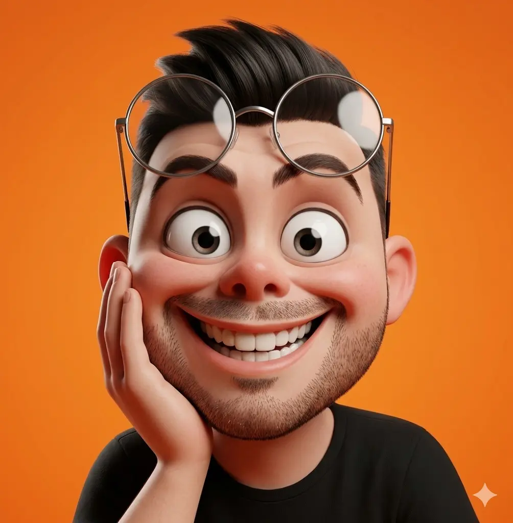Pixar-Style 3D Caricature Portrait