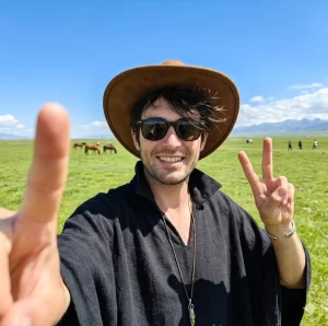 Selfie in the Grasslands