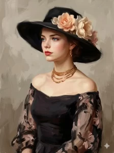 The Serene Muse in Oil