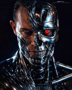 Cybernetic Assassin Portrait